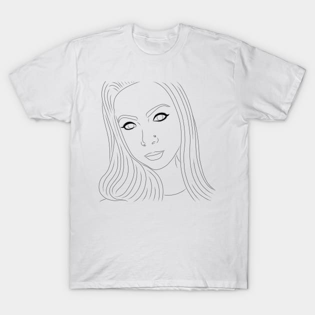 cool girl T-Shirt by ULETI